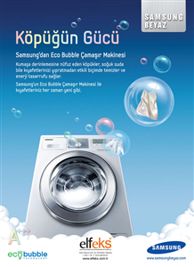 Samsung Eco Bubble İle Zamandan Kazanın!