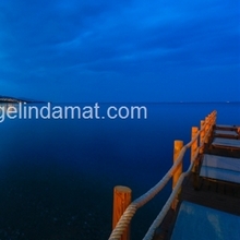 Assos Barbarossa Hotel Gece manzarası
